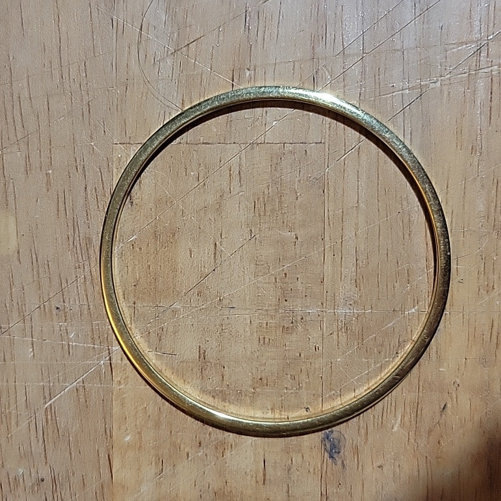 3 Gold & Rhinestone Bracelets - Picture 3 of 5